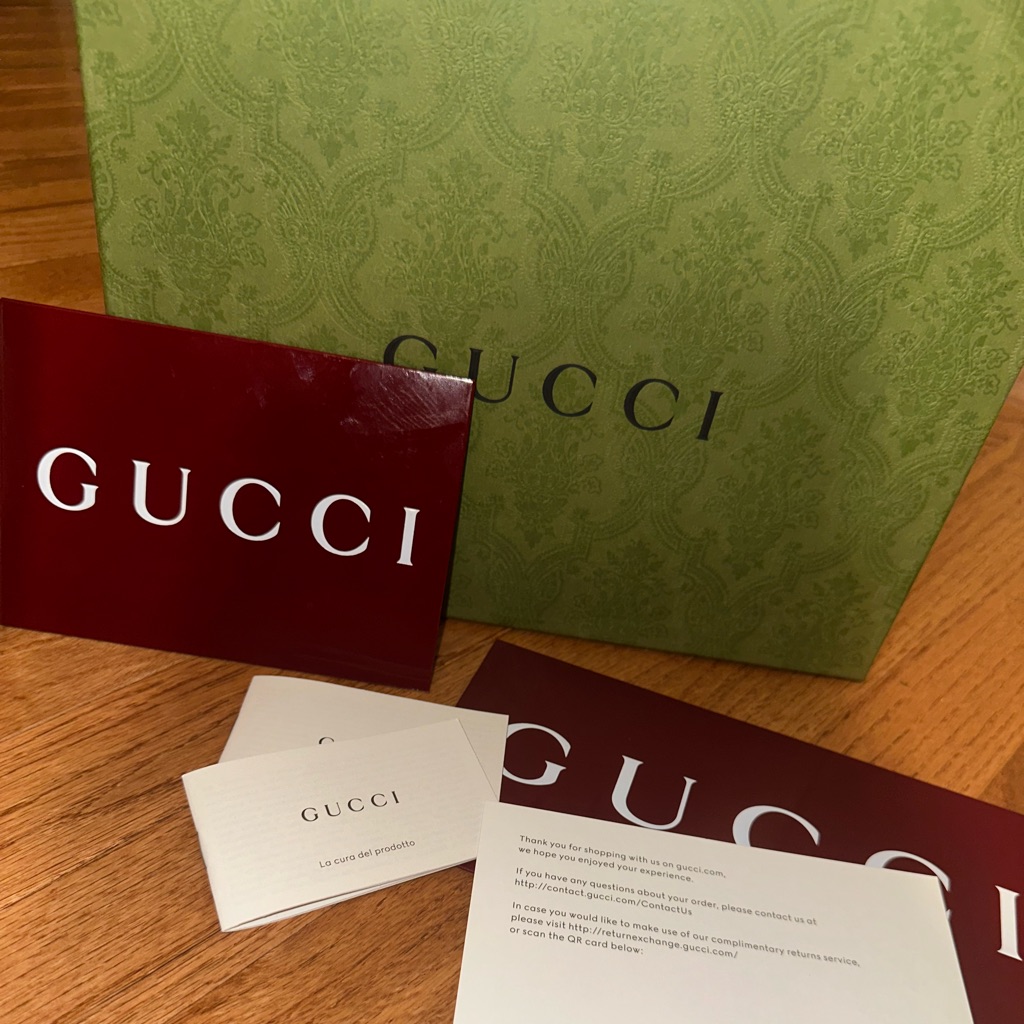 Gucci Green And Red Branded Set